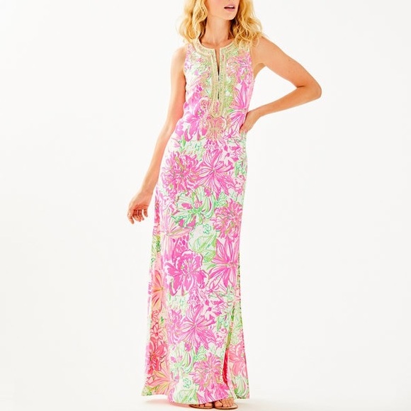 Lilly Pulitzer Dresses & Skirts - Carlotta Maxi Dress Koala Me Maybe